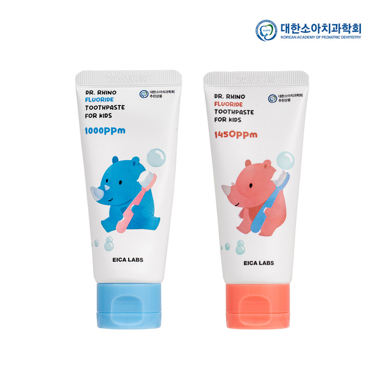 어린이 고불소치약 코뿔소치약 60g 1개입